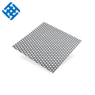 China Plain Weave Electro Galvanized Perforated Metal Mesh Perforated Sheet Metal for sale