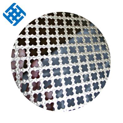 China Plain Weave 60 Degree Staggered Perforated Metal Mesh Perforated Sheet Metal for sale