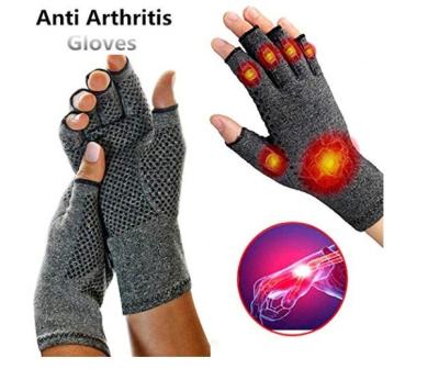 China Hot Selling Wrist Joint Hand Pain Relief Finger Arthritis Gloves Anti Arthritis Hand Gloves With PVC Dot Compression Arthritis Gloves for sale