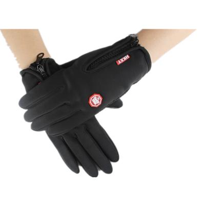 China Comfortable Outdoor Sports Custom Fleece Motorcycle Gloves, Warm Winter Outdoor Sports Gloves For Riding for sale