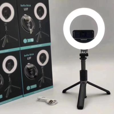 China Mini Led Circle Ring Light Makeup Lamp Tik Tok Small Light Photo Wholesale Mobile Phone Ring Light L07 Photography With Outdoor for sale