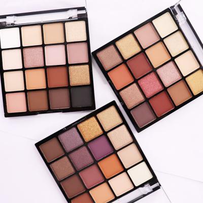 China 2022 Waterproof Eyeshadow Palette New Pearl Matte Shimmer 15 Colors Cruelty Free Affordable Eyeshadow for sale