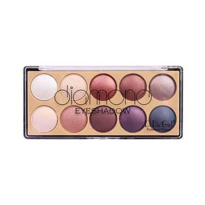 China Beauty Shimmer 10 Colors Waterproof Eyeshadow Palette For Daily Makeup Custom Eyeshadow Palette for sale