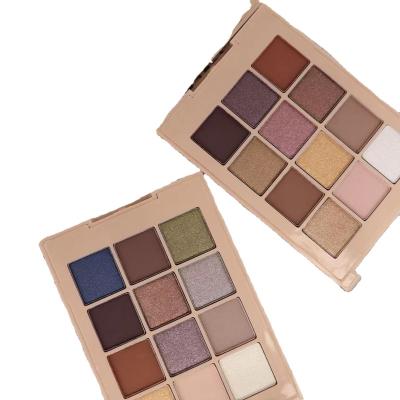 China DODOGIRL Waterproof Eyeshadow Palette 2022/2021 New Trending 12 Colors Shimmer Matte Nude Eye Look OEM Frequent-Used for sale