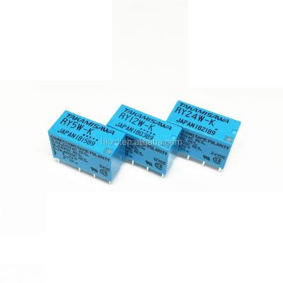 China HKXD Electronic Original Components RY5W-K RY12W-K RY24W-K 1A DIP-8 8PIN Signal Relay for sale