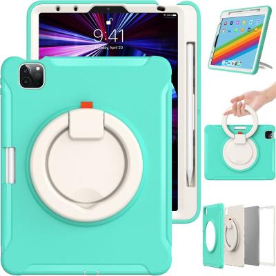 China Anti-drop Grip Ring Case For iPad Air 4 10.9 TPU Case Slim New Design With Pencil Slot for sale