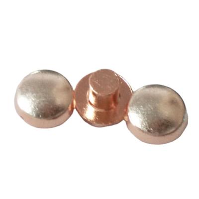 China Wear Resistance Bimetal Rivet Silver Contact For Relay And Starter for sale