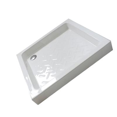 China Durable Hot Selling Luxury White Rectangle Shower Floor Customized Slim Tray for sale