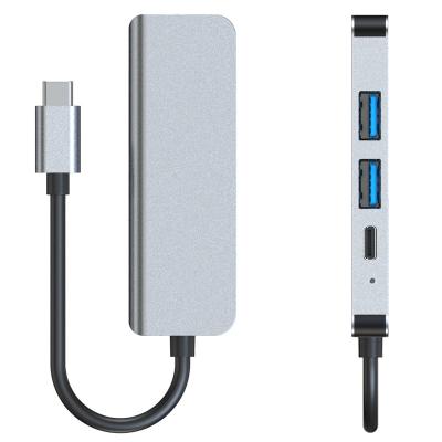 China Charging+Data Transfer+Video Output USB 2Ports 1PD Adapter Fast Charging Port Type C Adapter Multiport USB 3.0 USB C Hub 1 4K HDTV Hdtv for sale