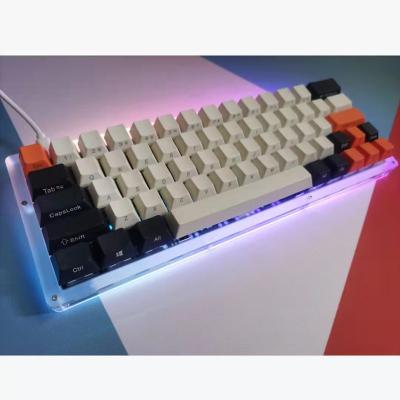 China Case 75% tofu60 keyboard mw65 pcb acrylic acrylic keyboard high demand electronic mechanical telephone keyboard case for sale