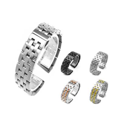 China Hot Selling Electronic Phone Custom Brushed 316l Stainless Steel Double Diver Fliplock Clasp / Buckle Watch Band 18mm 20mm 22mm for sale