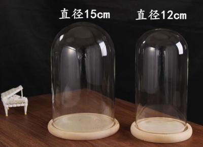 China Glass Display Dome Cloche good glass dome to display  decoration for sale