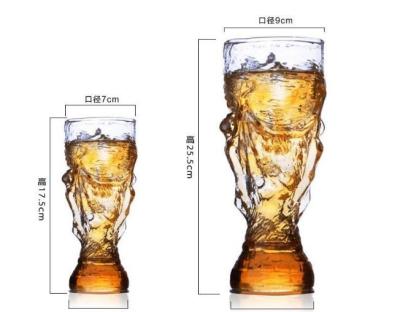 China Hercules cup glass beer cup Soccer World Cup Custom Cup Strong Beer Cup Drink Cup beer cup for sale