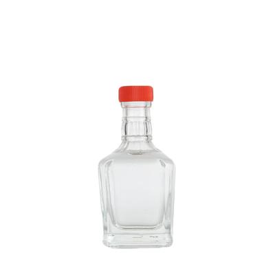 China Wholesale 50ml 100ml mini small wine liquor bottle drinks fruit juice glass bottle for wine for sale