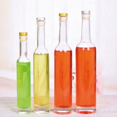 China High Quality Wine Round Ice Glass Wine Bottle 250ml 375ml 500ml 750ml for sale