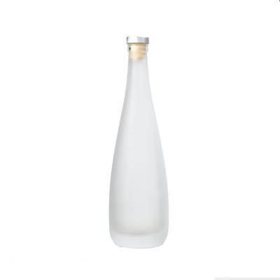 China Wholesale 330ml Empty Wine Frosted Mineral Water Glass Bottle 500ml Juice Ice Wine Bottle for sale