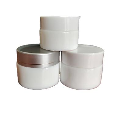 China Wholesale 15g 20g 30g 50g skin care cosmetic cream jar porcelain cream white glass for sale