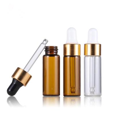 China Personal Care Borosilicate Glass Scent Tester Sample Bottle Glass Vials Scent With Dropper for sale