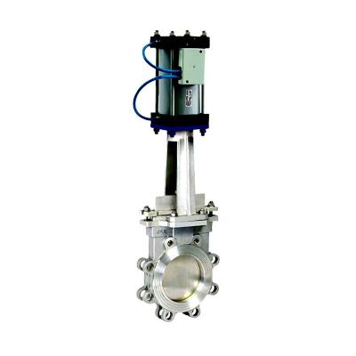 China Mine Wenzhou Supplier DN400 PN10 Knife Gate Valve With Pneumatic Actuator for sale