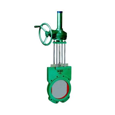 China Mine Slot Body Mine Bevel Gear Sluice Mud Knife Gate Valve With Price List for sale