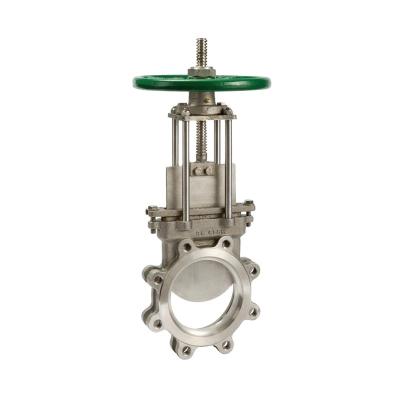 China Mine Made In China 316 Stainless Steel Sluice Knife Gate Valve With Outline Drawing for sale