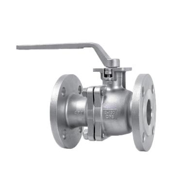 China Water Wenzhou ASTM A351 CF8 CF8M 2 3 Inch SS 2PC Stainless Steel Ball Valve for sale