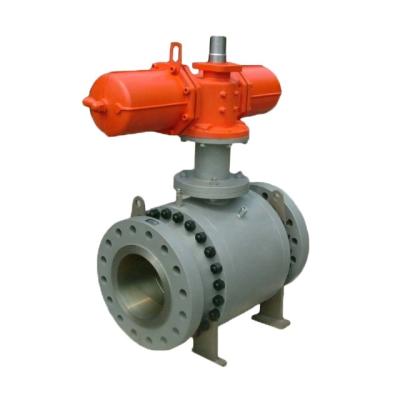 China Oil API 6D F304L F316L Self Closing RB Flange End Pneumatic Operated Ball Valve for sale