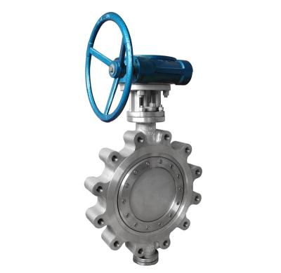 China Seat Seal DN100 Metal To Metal Lug Type SS Water Butterfly Valve With Price List for sale