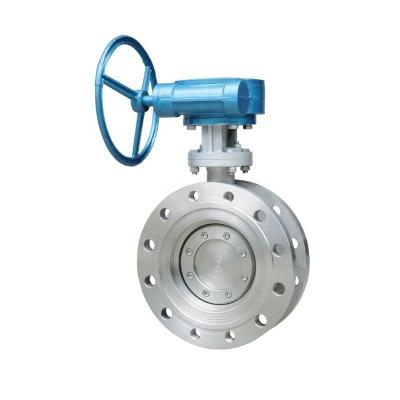 China OIL DN400 CF8 CF8M 16 6 Inch 150LB Flange Worm Gear Manual Butterfly Valve for sale