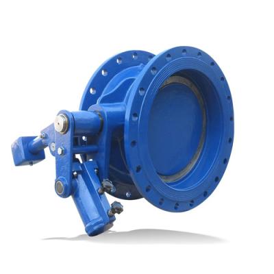 China DI GGG50 low pressure water 20 inch silent check valve with hydraulic and lever for sale