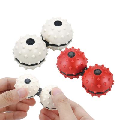 China Huiye Fingertip Rotary Gyro United Hand Decompression Toy Silicone Restless Person Finger Massager Toy Trigger 8*4*4cm for sale