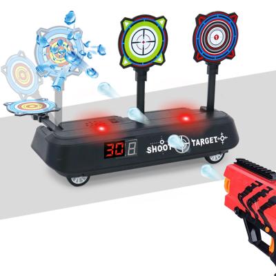 China Toy Qilong Electronic Shooting Target Auto Reset Digital Electronic Scoring Targets for Kids with 3 Targets for Kid-Boys and Girls for sale