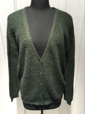 Cina Maglione di grande misura del cardigan della parte anteriore del bottone delle signore, lo Sping delle donne del cardigan del collo a V/autunno in vendita