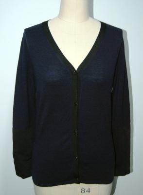 Cina Maglione sexy del cardigan delle signore di V Ncek, maglione nero del cardigan delle donne in vendita