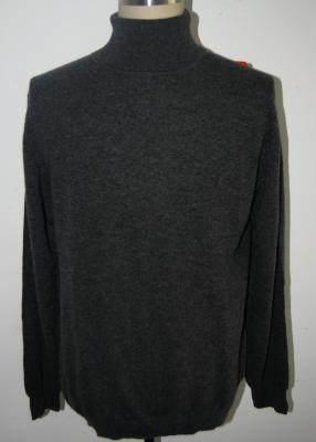 China Lange de Sweatermensen van de Kokercol, de Zwarte Sweater van de Kasjmiercol Te koop