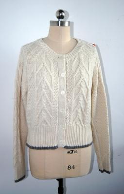 China Autumn Oversized Knit Sweaters , Oversized Knit Cardigan 550g Weight for sale