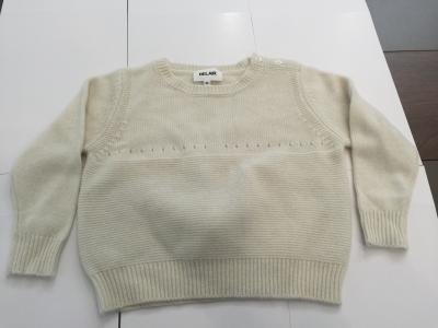 Chine Les anti enfants de Pilling ont tricoté le pull de chandail avec la conception de tricotage d'oeillet de manière de demi cardigan à vendre