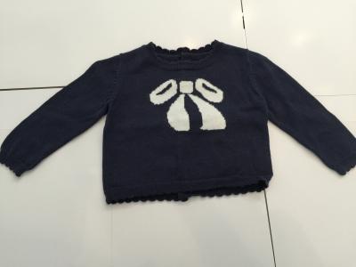 China Softness Kids Cardigan Sweater , Intarsia Knit Sweaters For Kids BGAX16167 for sale