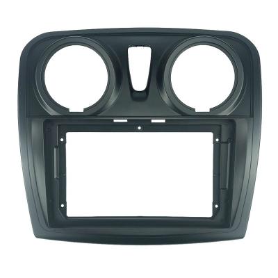 China Din 2 Refitting Radio Fit 9 Inch Car Radio Fascia View Touch Screen Panel Mount Kit For Dacia Sandero Symbol Stepway 2014-2017 for sale