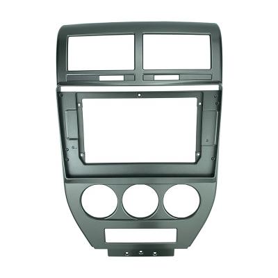 China 10.1 Inch Car Radio Fascia View Touch Screen Panel Din 2 Fit Radio Refitting Mount Kit For JEEP Compass Patriot 2007-2009 for sale