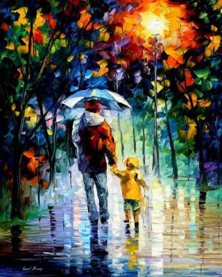 China GZ660- 40*50 large impressionist wall pictures for living room decoration art hand in kinship diy diamond painting for sale