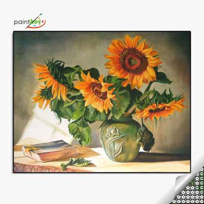 China Beautiful 40*50 Impressionist Flower Art 5d Diamond Painting For Wedding Gift for sale