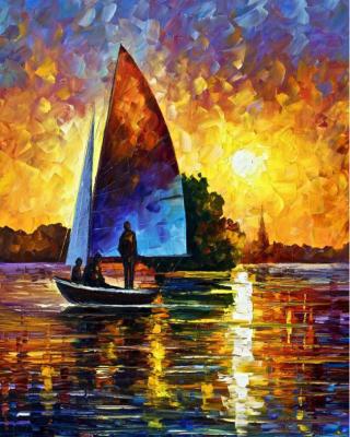 China New Modern Sailing Boat Picture GZ390- 40*50 diy diamond painting for decoration room for sale