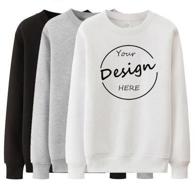 China 100% unisex HS Terry cewneck cotton breathable custom sweatshirts french sweatshirts for men and women slim fit for sale