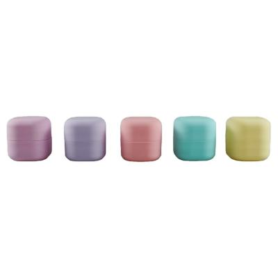 China 7ml Square Cosmetic Colorful Cute Lip Balm Container Air Freshener Plastic Empty Tube for sale