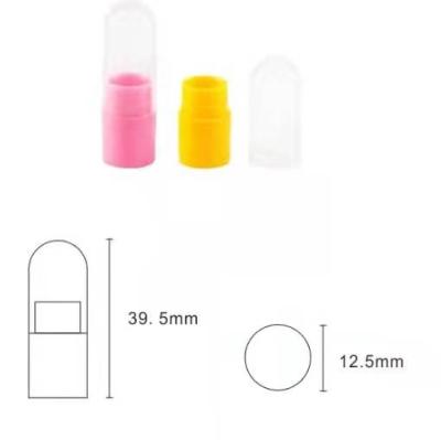 China White Pink 1.7ml Mini Cosmetic Empty Cute Lip Balm Tube for sale