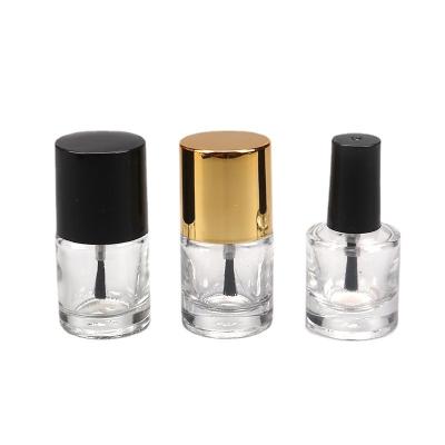 China 5ml 8ml 10ml 15ml Cosmetic Empty Nail Polish Bottles With Brush Gel Polish Black Glass Finger Nail Polish Refillable Bottle for sale