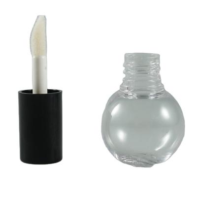 China 5ml Round Black Lip Gloss Cosmetic Bulb Type Tube For Kids And Adult Lip Gloss Tube for sale