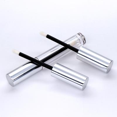 China Cosmetic Silver Lid 4ml Clear Lip Gloss Tube with Magic Wands, Mascara Tube and Eyeliner Tube, Makeup Tool for Women for sale