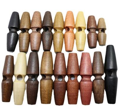 China Dry cleaning wooden toggle, wooden toggle button, coat toggle button for sale